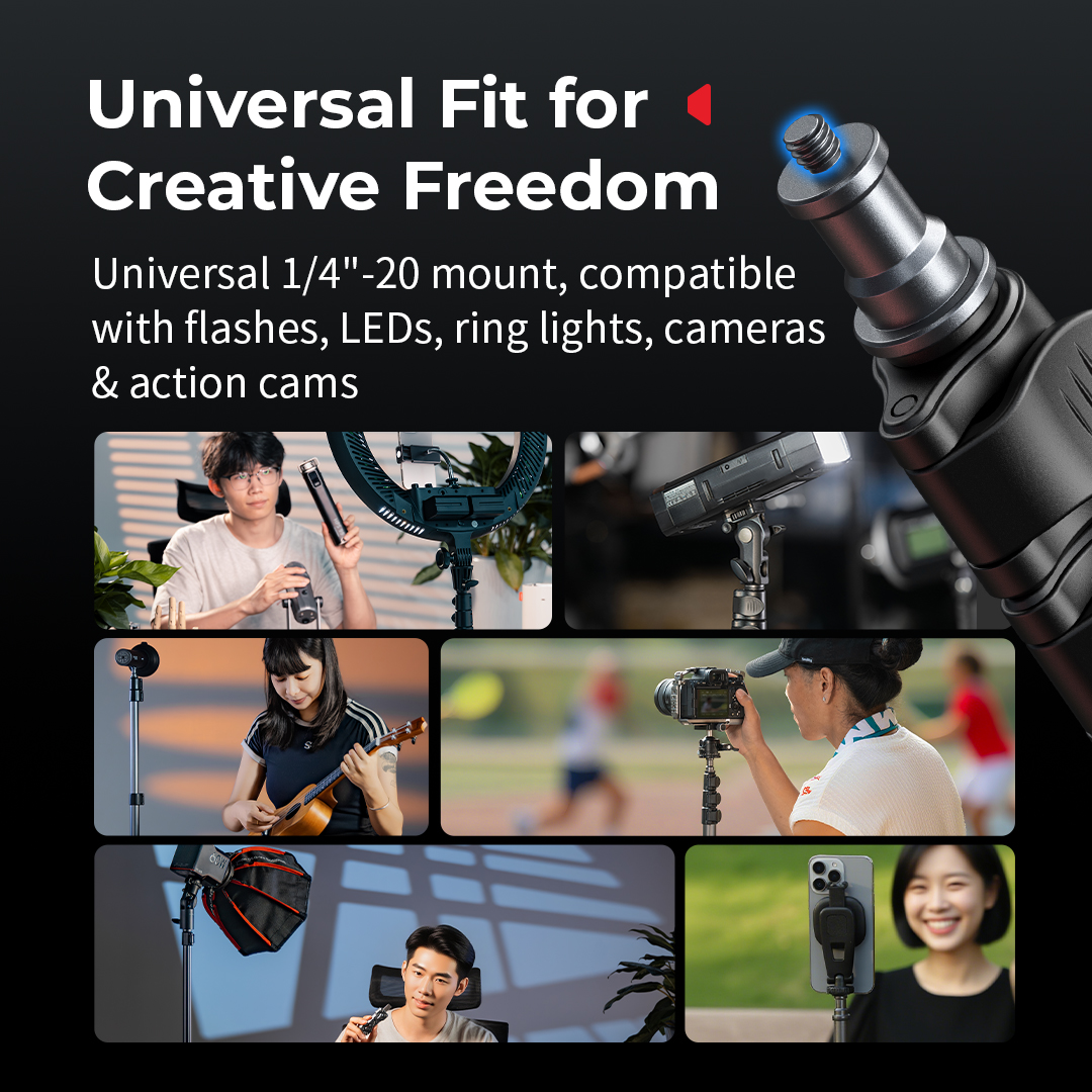 RT190 Reversible Portable Studio Light Support - immagine 8