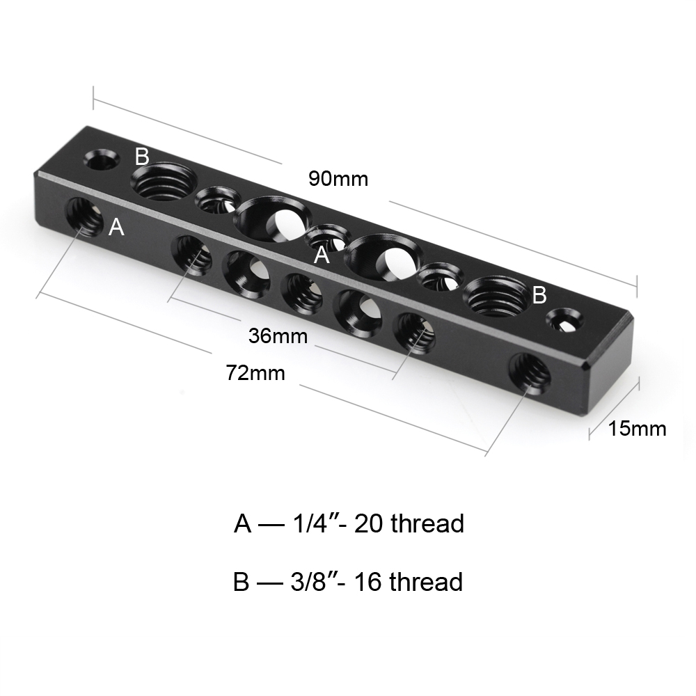 Cheese Bar with 1/4 Inch and 3/8 Inch Screw Hole - immagine 3
