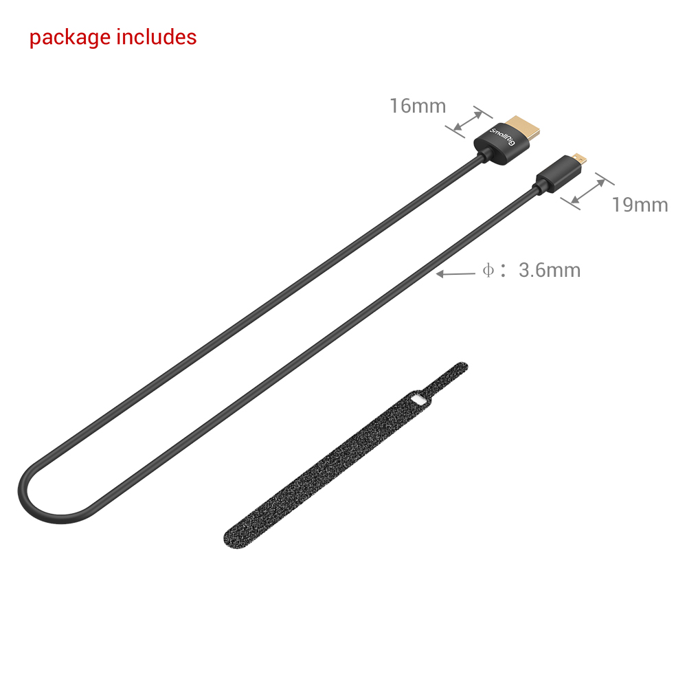 Ultra Slim 4K HDMI Cable (D to A) 55cm - immagine 6