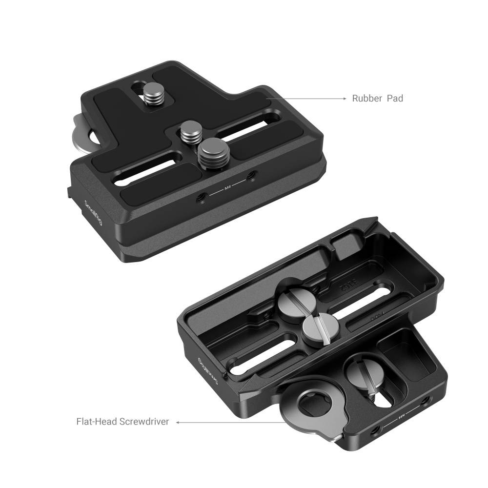 Extended Arca-Type Quick Release Plate for DJI RS 2 / RSC 2 / RS 3 / RS 3 Pro / RS 4 /RS 4 Pro /RS 5 - immagine 3