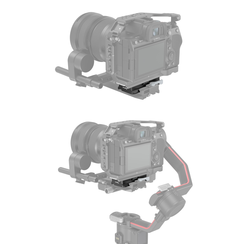 Extended Arca-Type Quick Release Plate for DJI RS 2 / RSC 2 / RS 3 / RS 3 Pro / RS 4 /RS 4 Pro /RS 5 - immagine 8