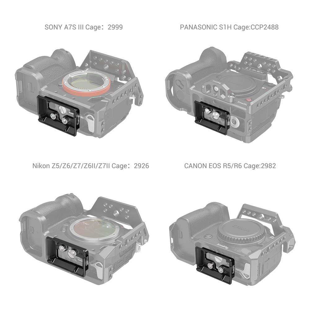 Arca-Type Quick Release Plate for DJI RS 2 / RSC 2 / RS 3 / RS 3 Pro / RS 4 / RS 4 Pro Gimbal - immagine 2