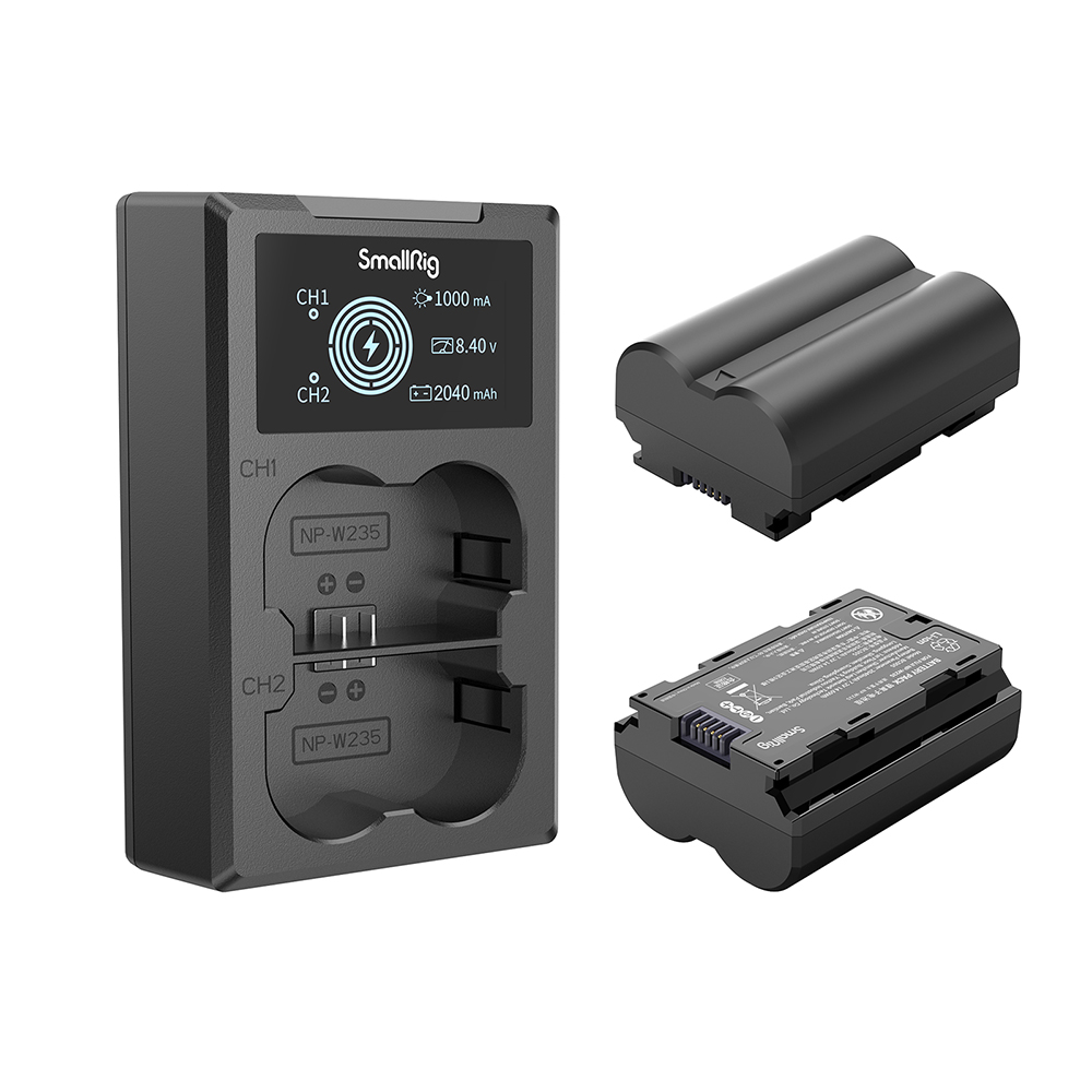 Camera Battery and Charger Kit for Fujifilm NP-W235 - immagine 2