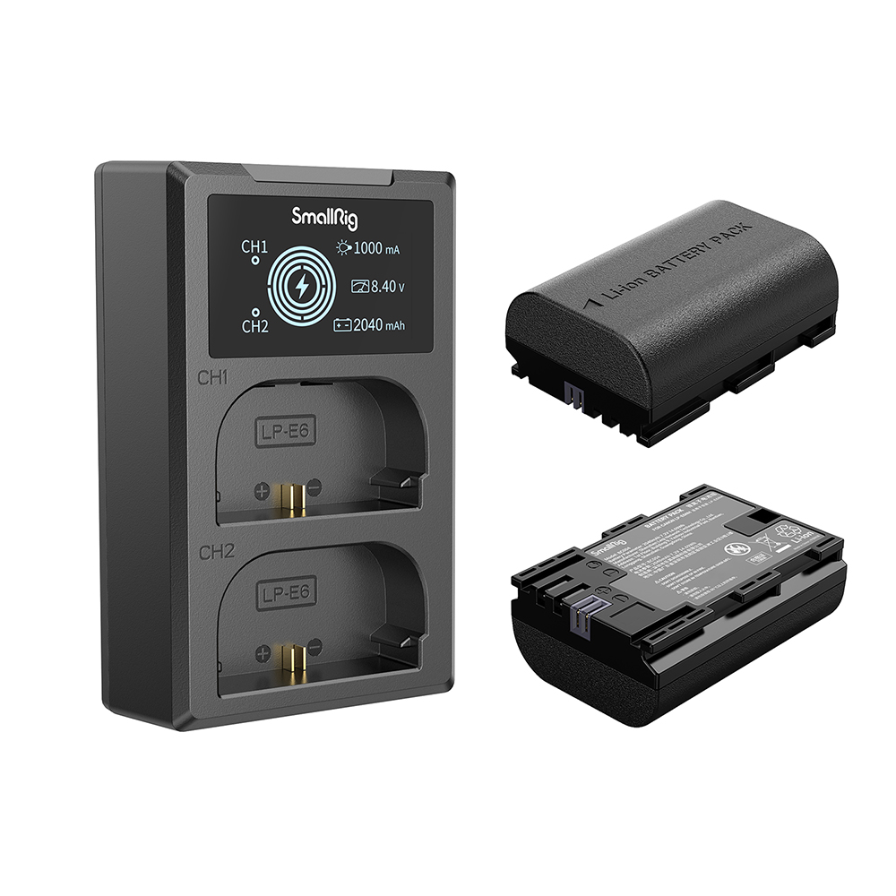 LP-E6NH Camera Battery and Charger Kit - immagine 2