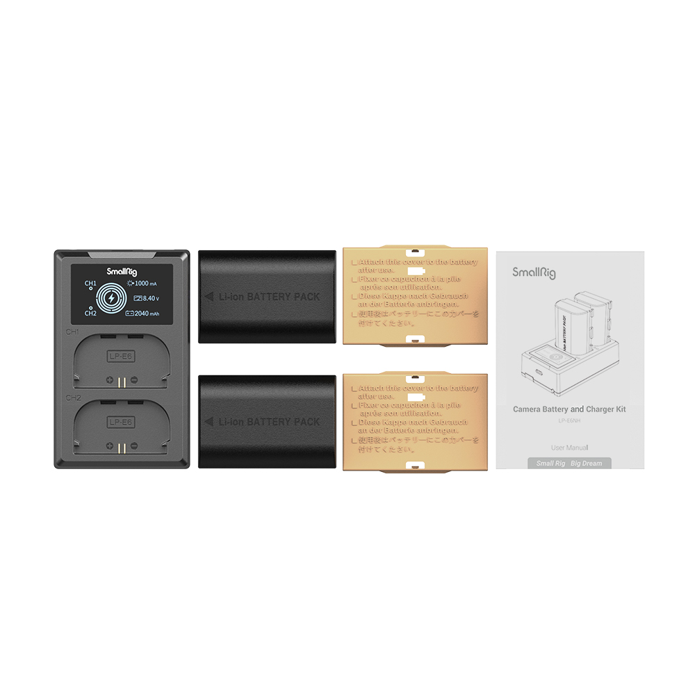 LP-E6NH Camera Battery and Charger Kit - immagine 8