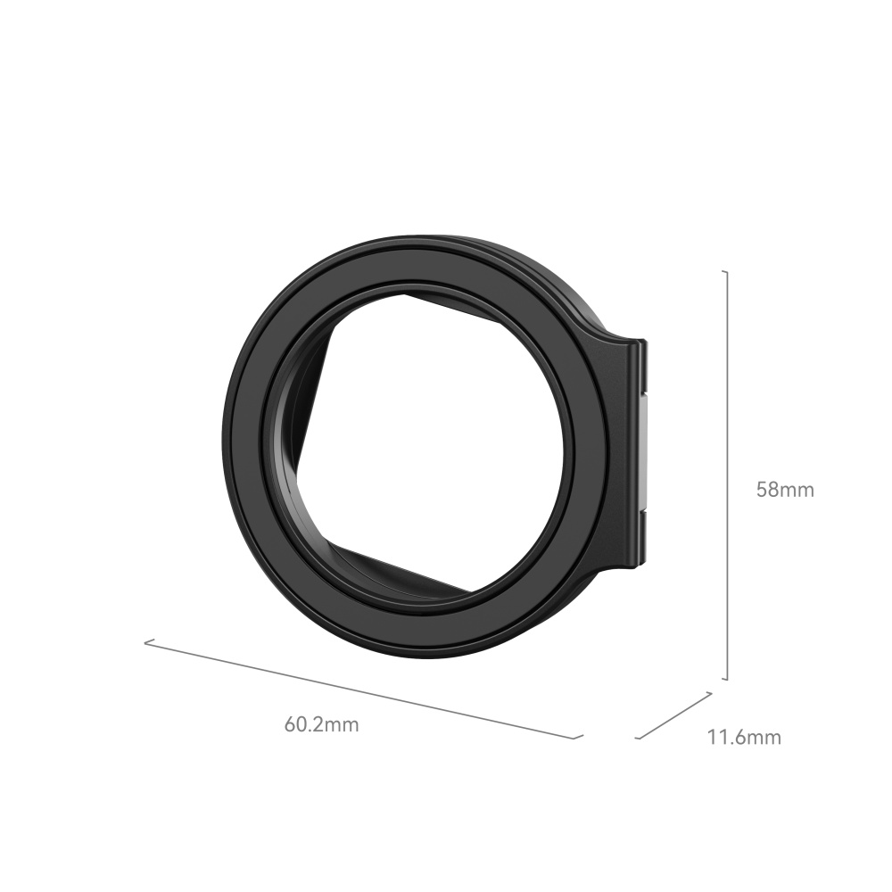 2-in-1 52mm Magnetic Filter Adapter Ring / Phone Stand for iPhone 14 Pro Max - immagine 6