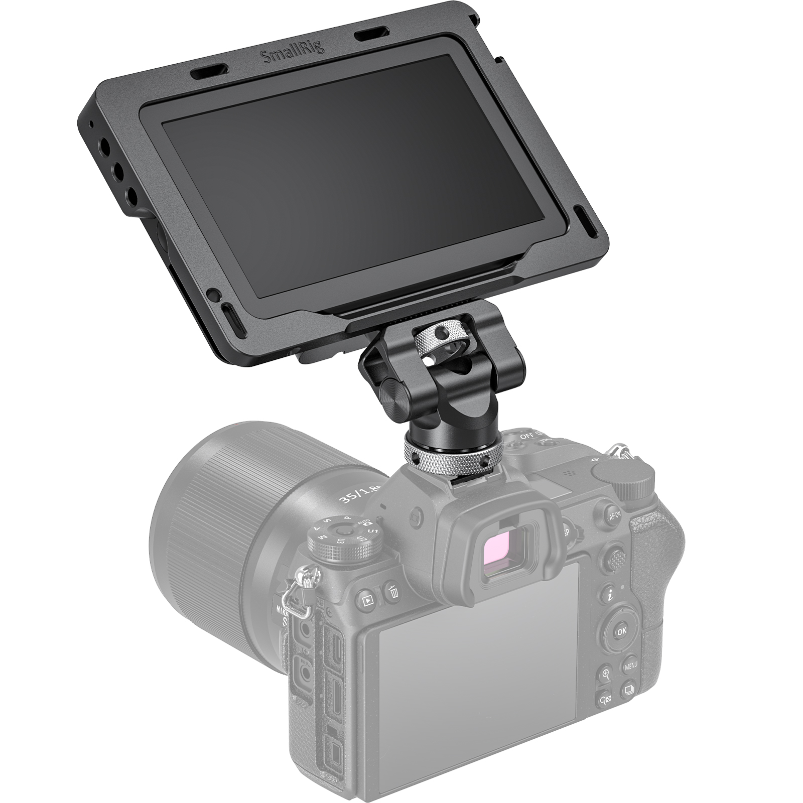 Swivel and Tilt Monitor Mount with Cold Shoe - immagine 3