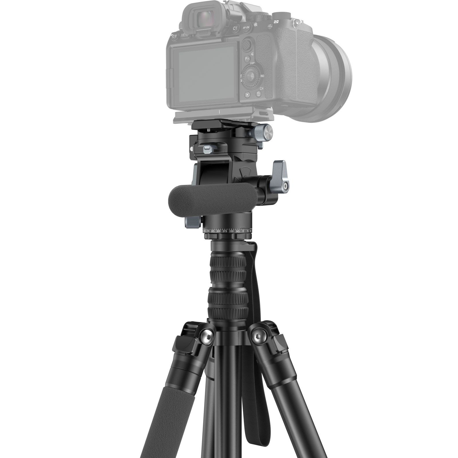 FreeBlazer Aluminum Alloy Video Tripod CT-195 - immagine 2