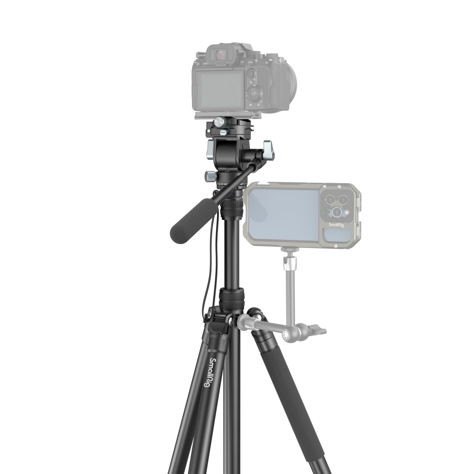 FreeBlazer Aluminum Alloy Video Tripod CT-195 - immagine 8