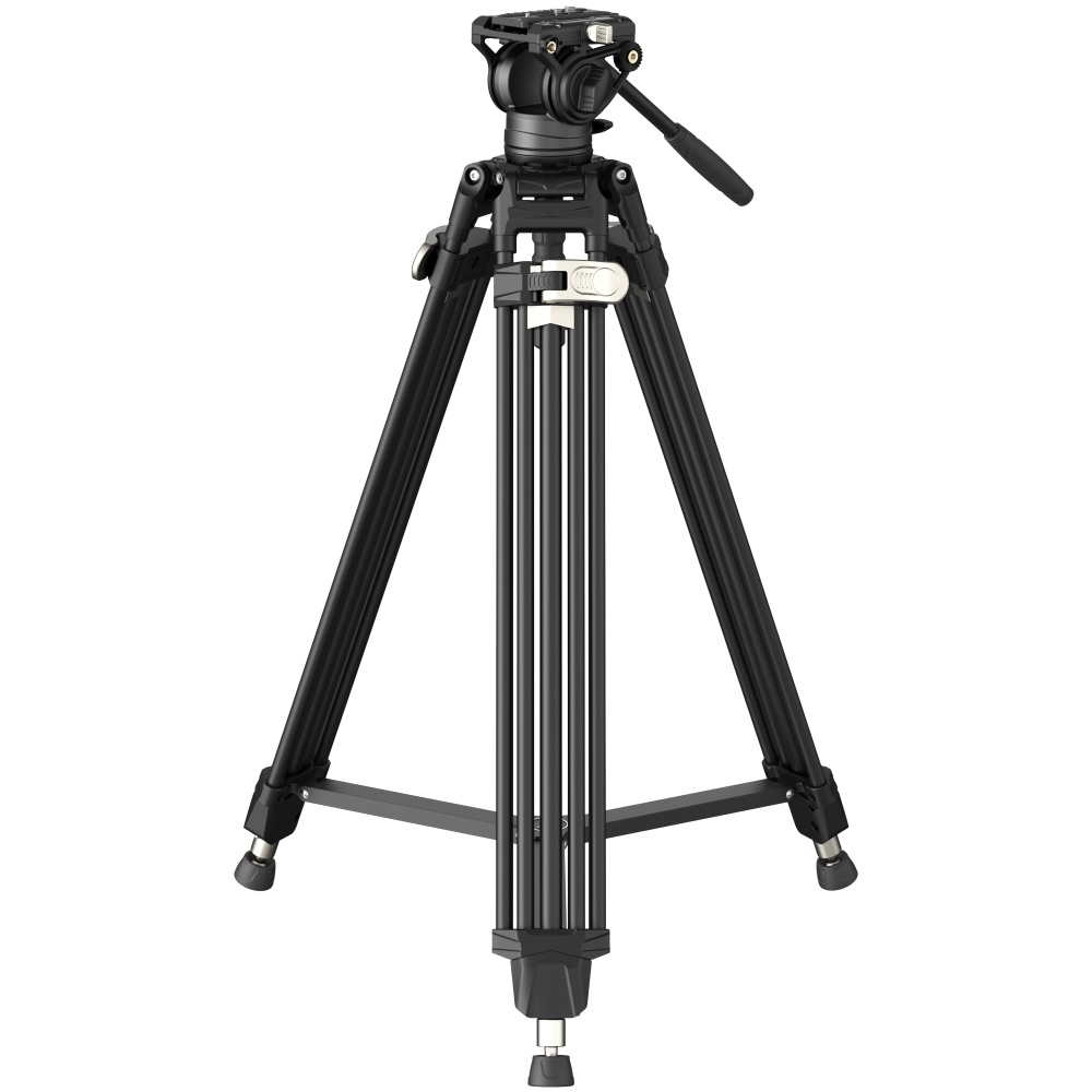 FreeBlazer Heavy-Duty Tripod Kit (191cm Height, 8kg Load, 4.4kg Weight) with Fluid Head for Video - immagine 12