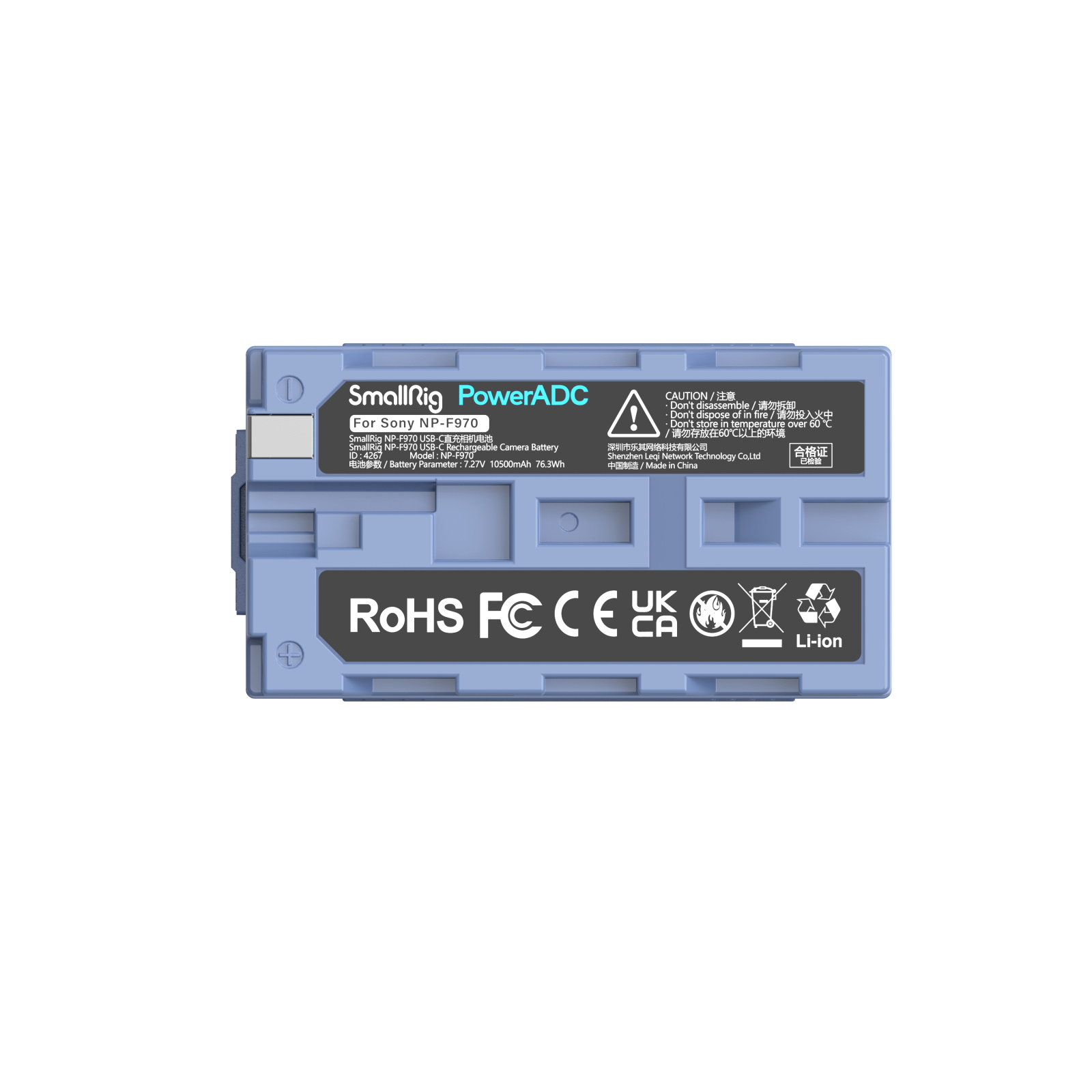 USB-C Rechargeable Camera Battery for Sony NP-F970 - immagine 4