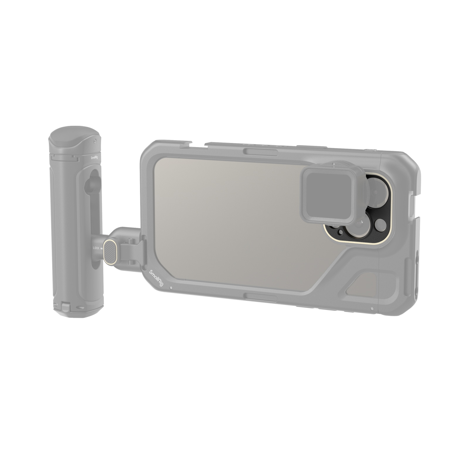 17mm Threaded Lens Back Mount Plate for iPhone 15 Pro Max / 15 Pro Cage - immagine 3