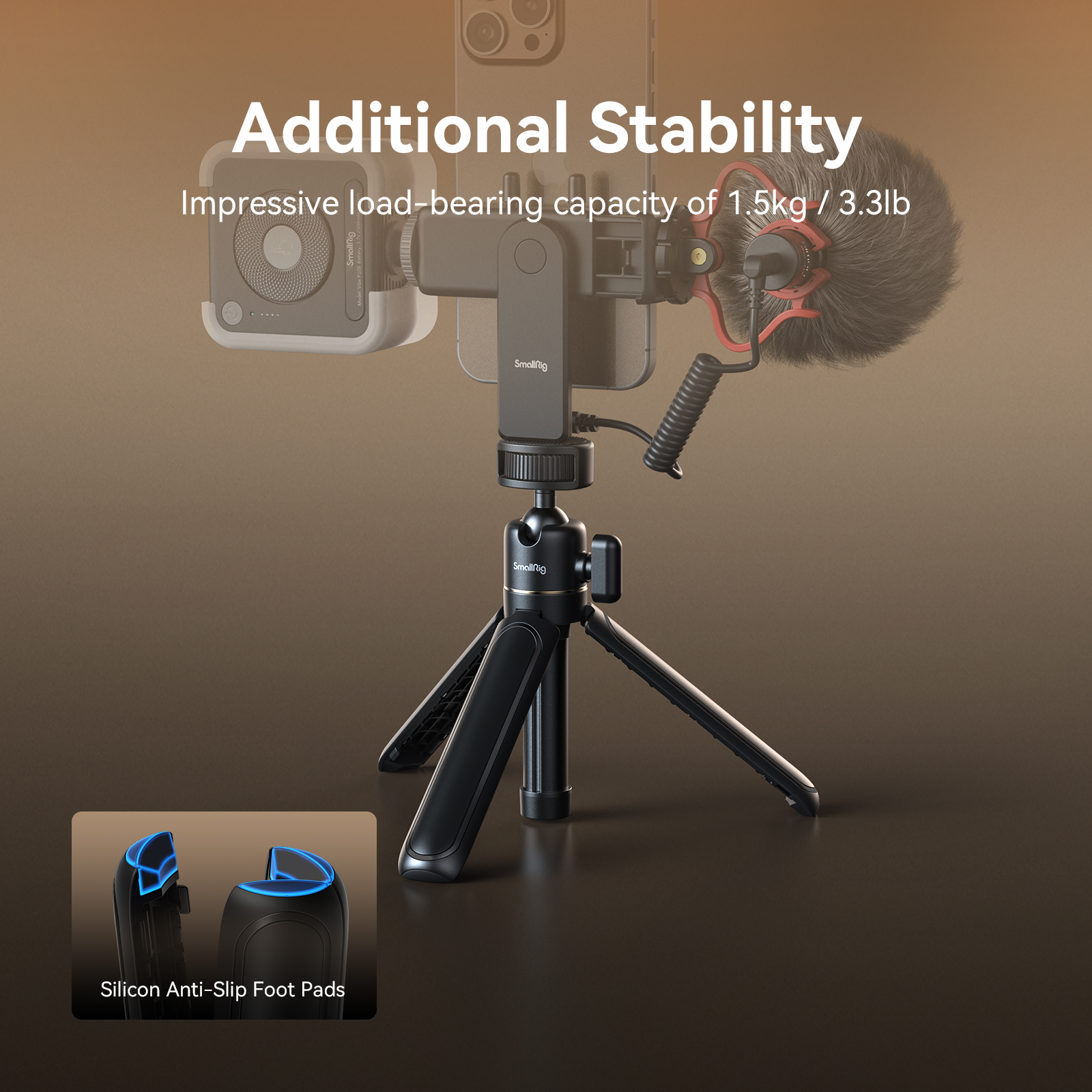 Smartphone Vlog Tripod Kit VK-30 Advanced Version - immagine 6