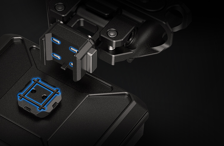 Built-in anti-drop tension pins provide stability