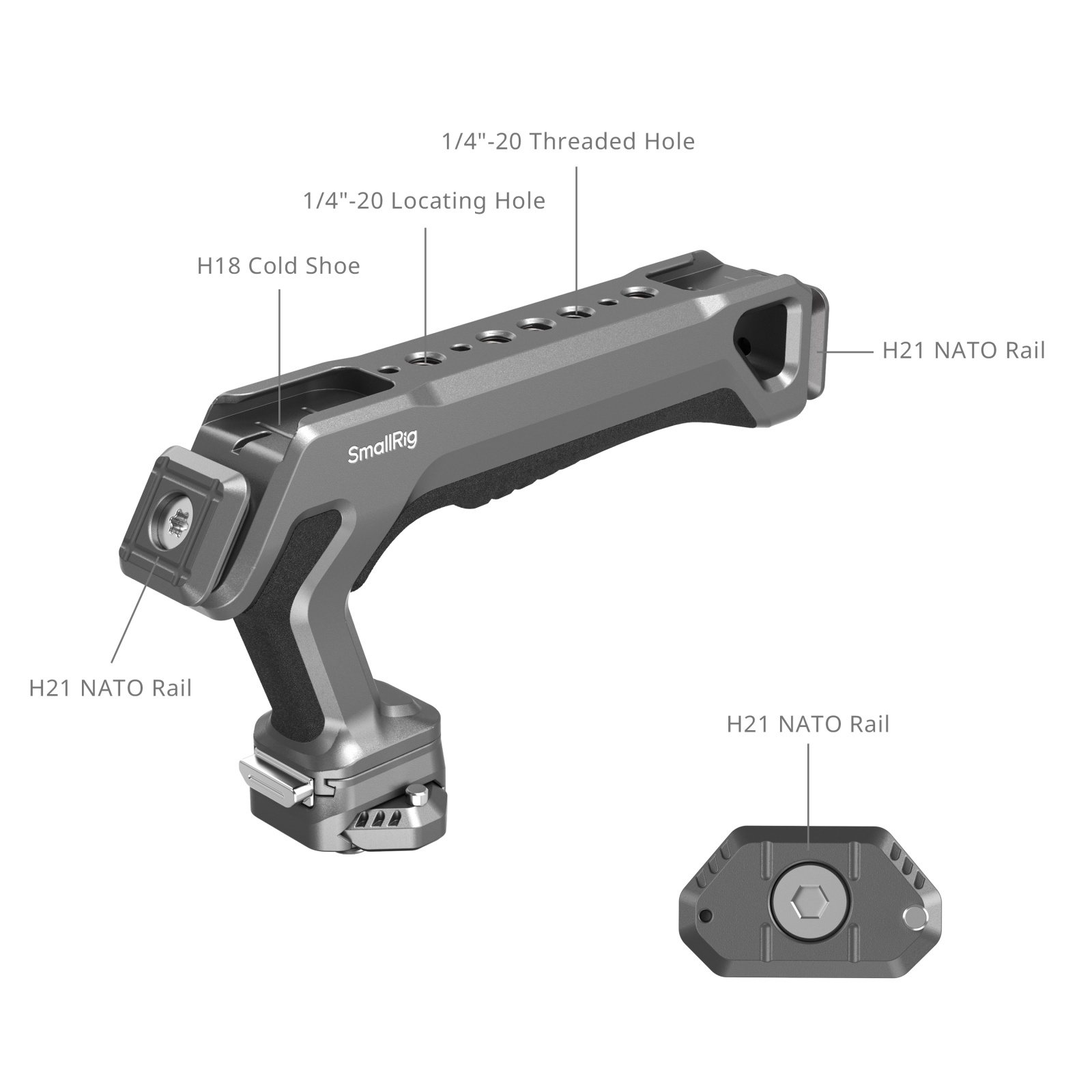 HawkLock H21 Quick Release Top Handle Kit - immagine 2