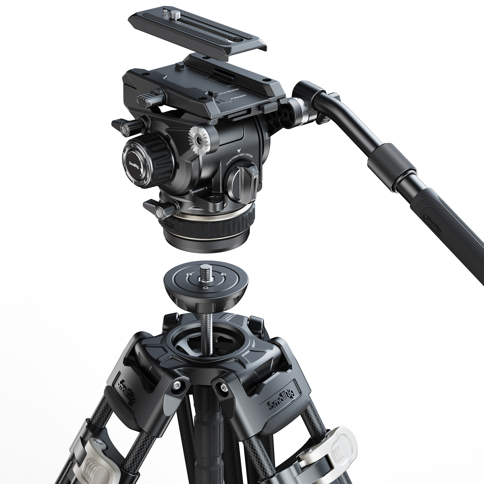 Heavy-Duty Carbon Fiber Tripod Kit AD-120 - immagine 3