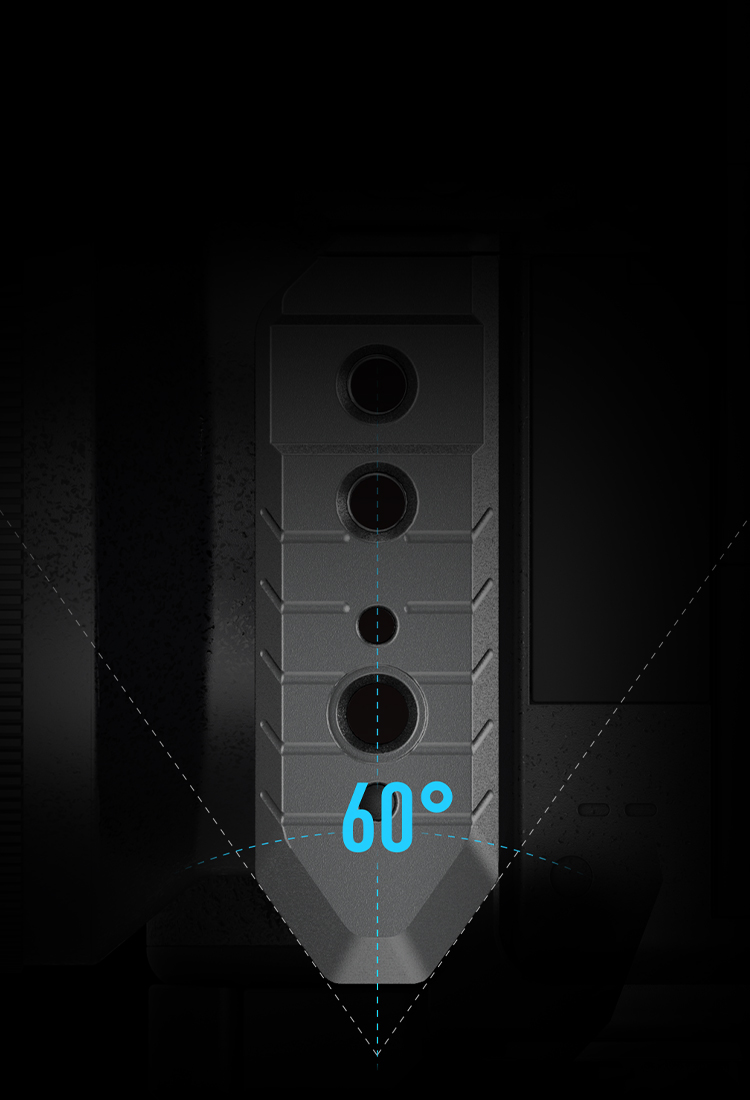 Optimal Precision with 60° Slider Slot