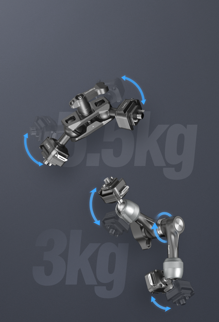 Adjustable Ball Heads for Boundless Mobility