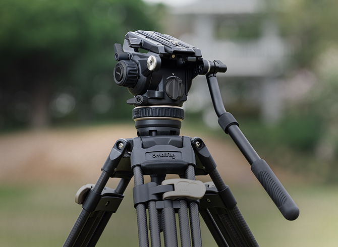 Stepless Pan and Tilt 6-step Counterbalance
