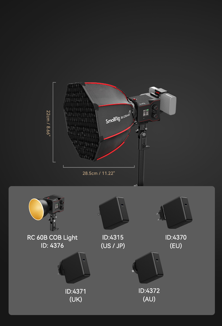 Compatibility with RC 60B COB Light
