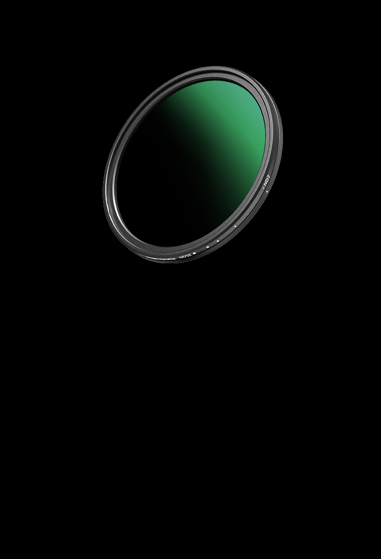 Attachable VND Filter ND2-ND32 (1-5 Stop)67mm