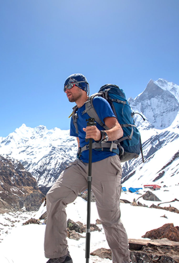 Can be used as trekking pole