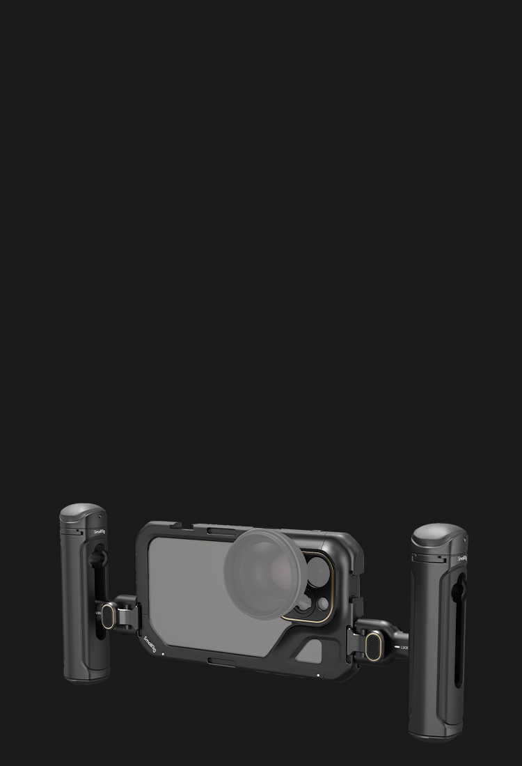 Mobile Video Kit (Dual Handheld) for iPhone 15 Pro Max