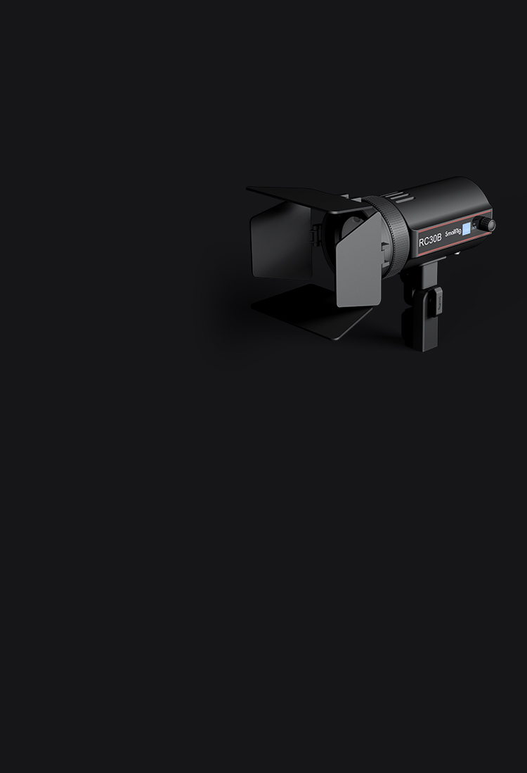 RC 30B COB LED Video Light ID 4279 (US) ID 4280 (EU) ID 4281 (UK)