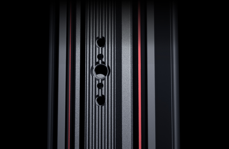 Aluminum casing for robustness and excellent heat dissipation