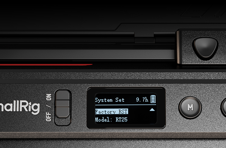 0.96" OLED screen for precise parameter adjustments