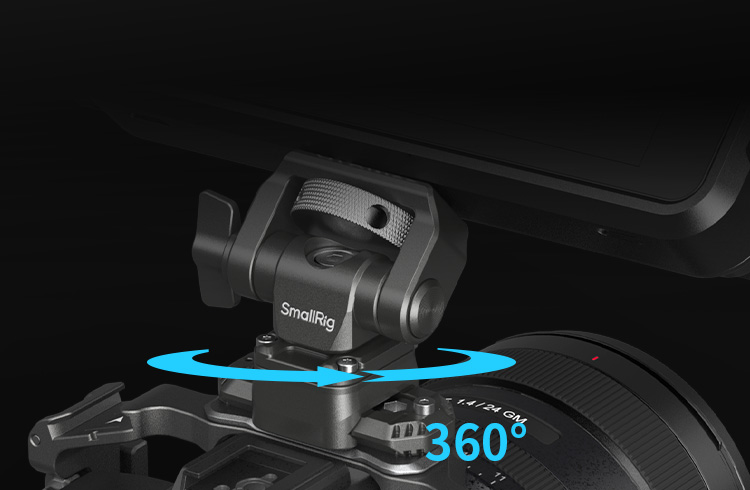 Supports up to 2.5 kg /5.5lbs With 160° Tilt and 360° Pan Adjustment