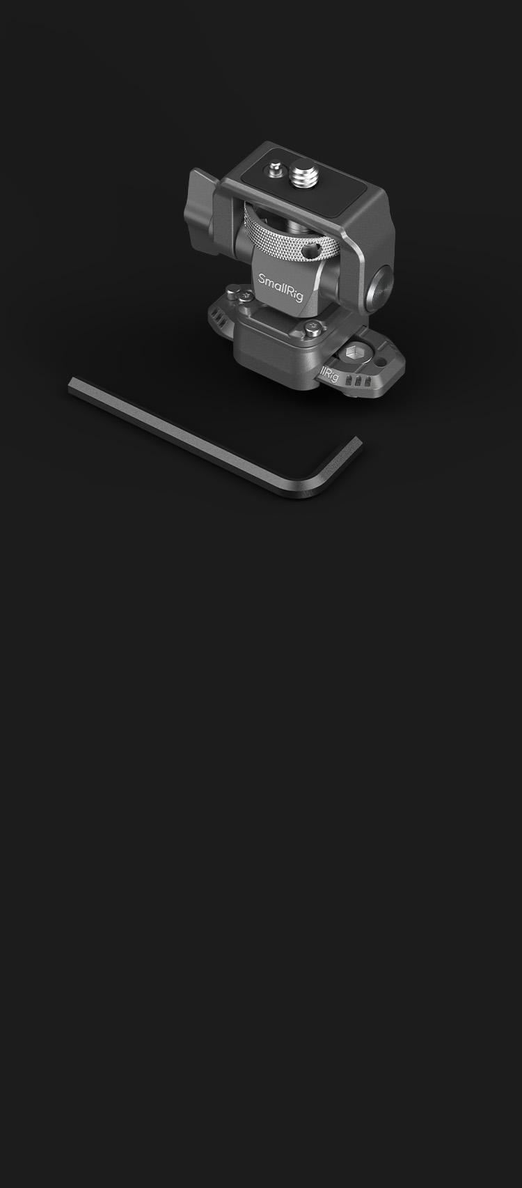 HawkLock H21 Quick Release Monitor Support with NATO Clamp