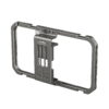 Universal Smartphone Video Cage Aluminum Alloy Phone Rig with Cold Shoe Mount