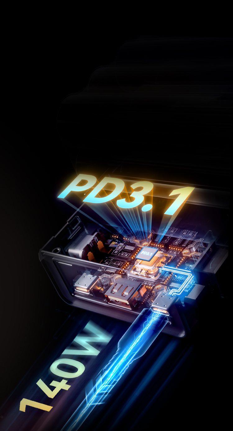 Lightning-Fast PD3.1 Charging