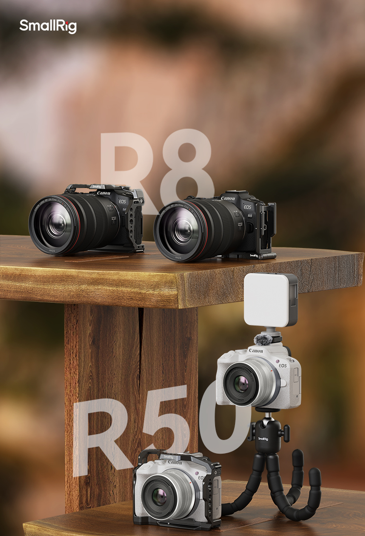 Accessory Ecosystem for Canon EOS R8 & EOS R50