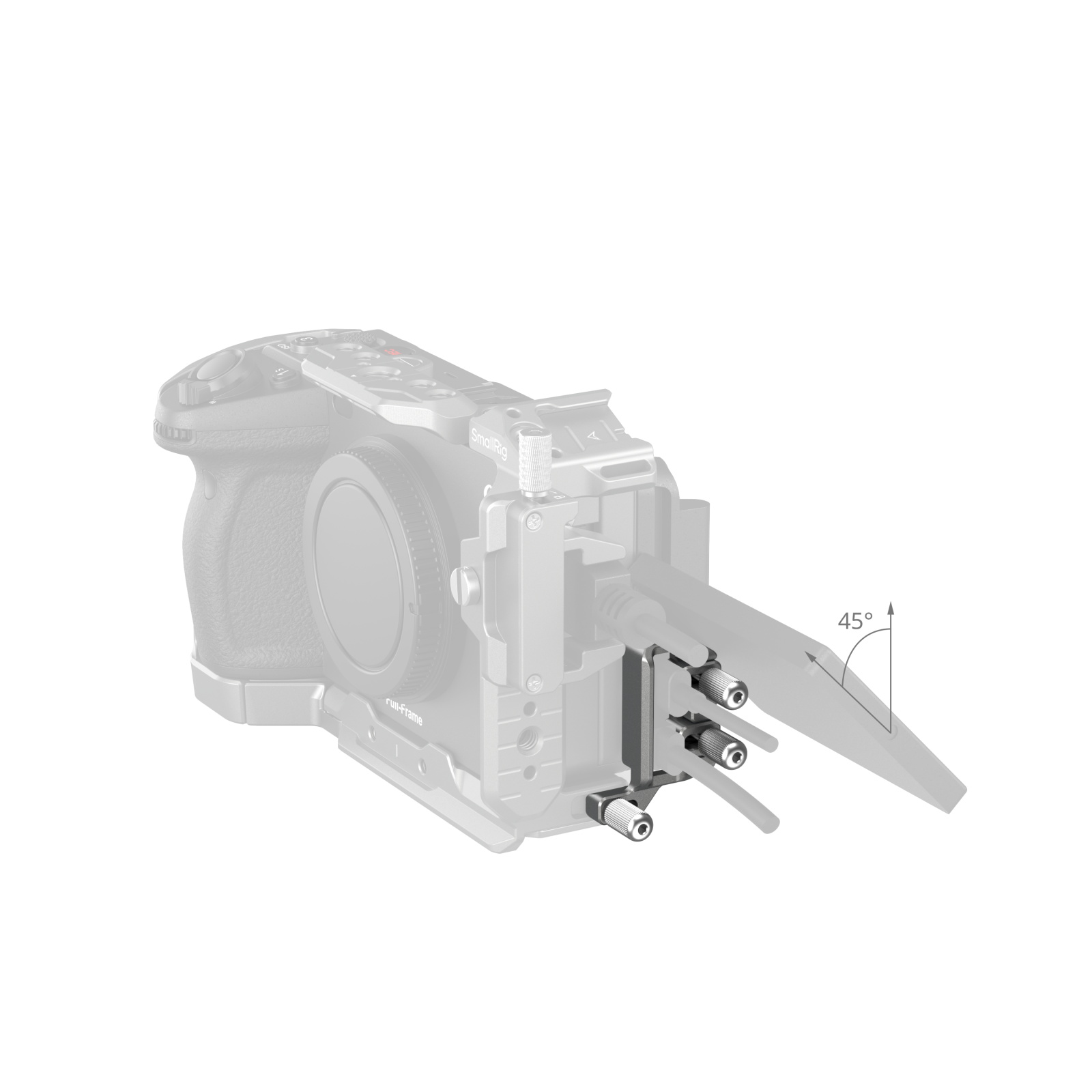 USB-C&MULTI Cable Clamp for Sony FX3 / FX30 HawkLock Quick Release Cages - immagine 2