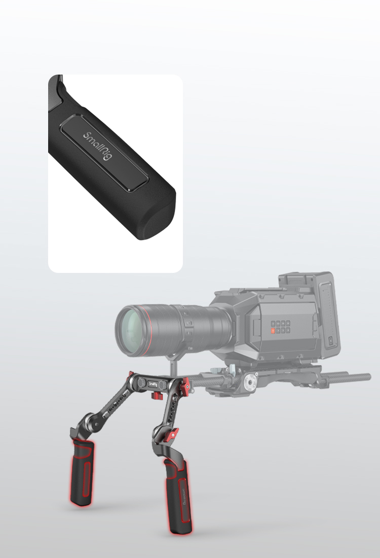 Comfortable, No-Slip Rubber Handgrips