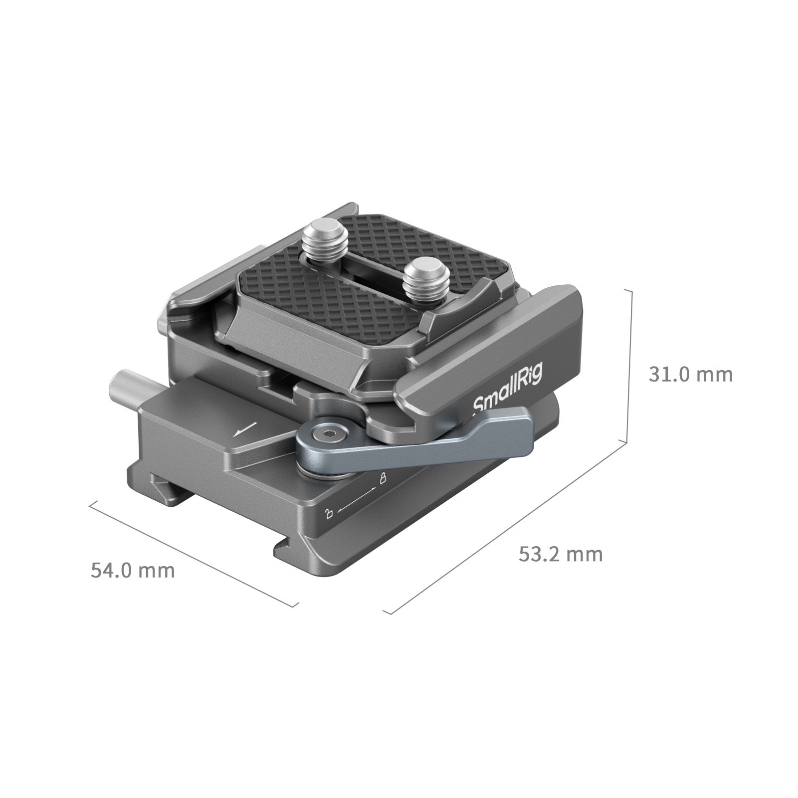 "HawkLock" H38 Arca-Type Quick Release Plate for DJI Stabilizers - immagine 3
