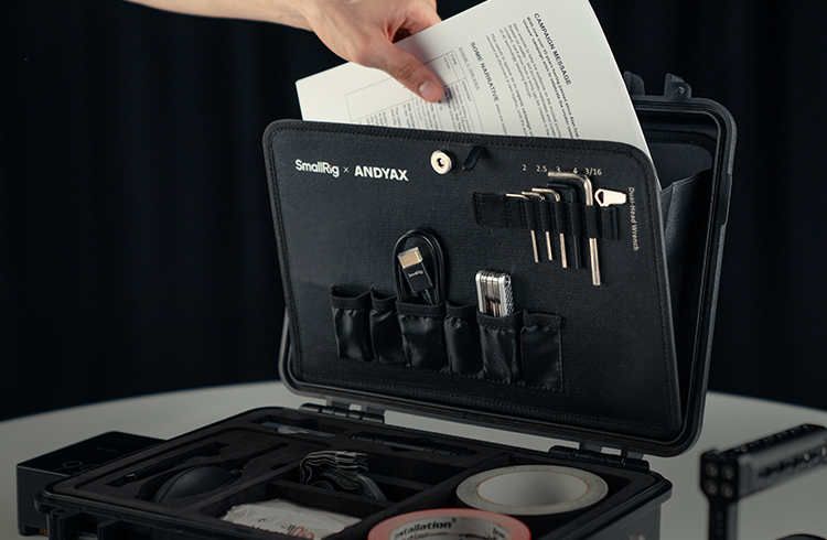 Top Compartment for Documents Scripts, etc.