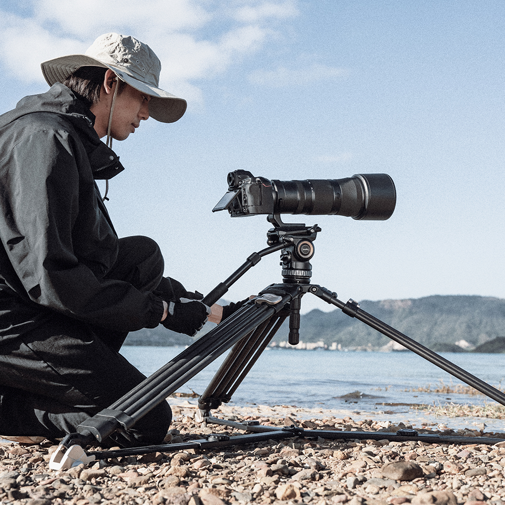 FreeBlazer Counterbalance Carbon Fiber Video Tripod Kit AD-Pro8 - immagine 9