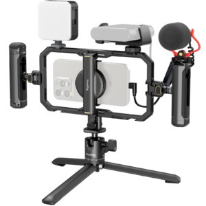 All-in-One Video Kit For Smartphone Creators with Audio and Lighting System Full Quick Pro Edition