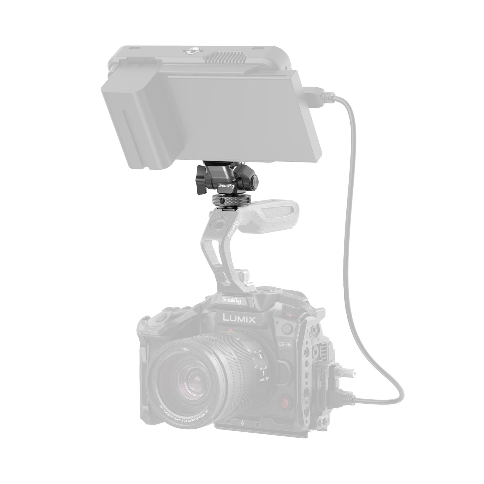 HawkLock Quick Release Monitor Support with H21 Cold Shoe Mount - immagine 2