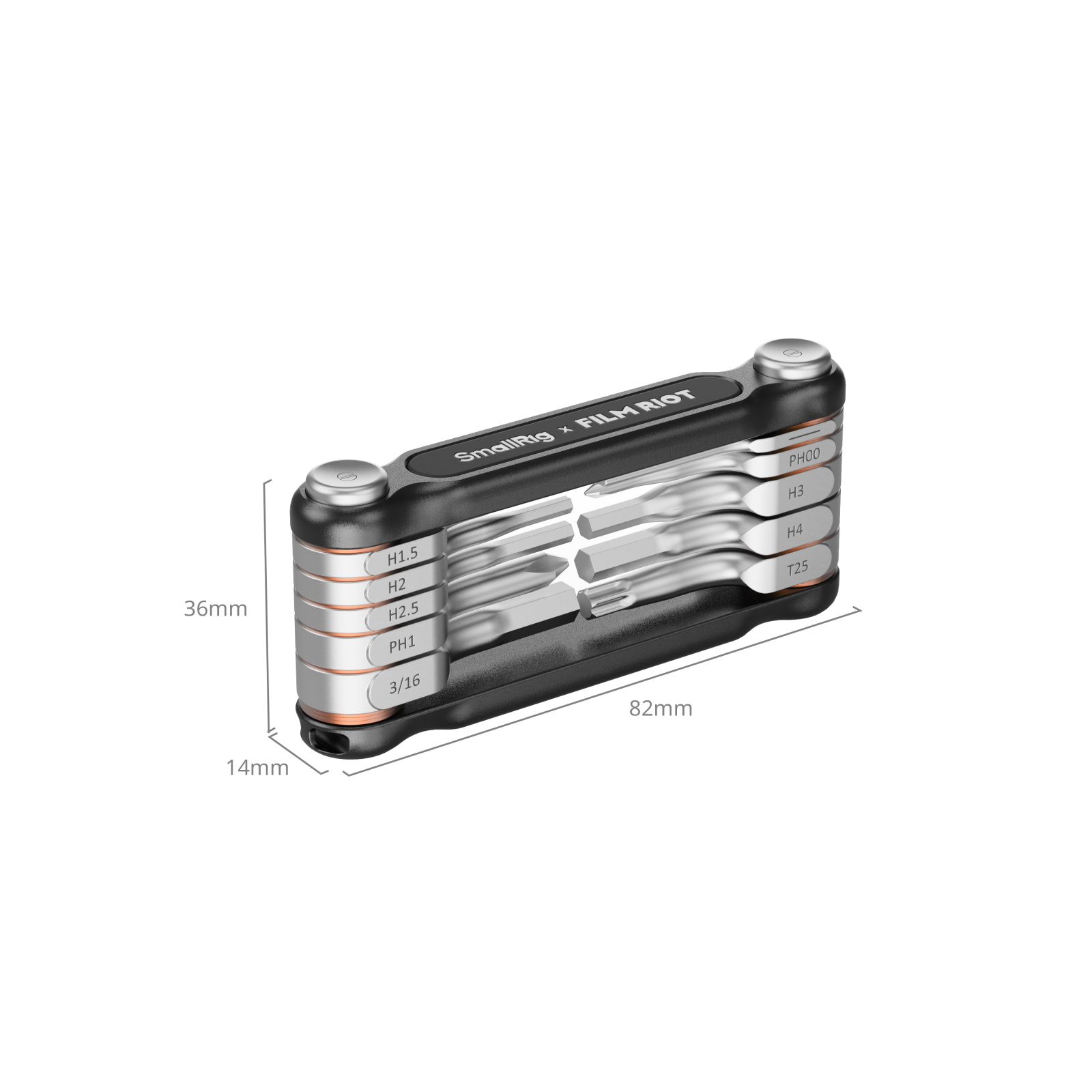 SmallRig x FILM RIOT 10-in-1 Folding Wrench Set with Multiple Angle Positioning - immagine 7