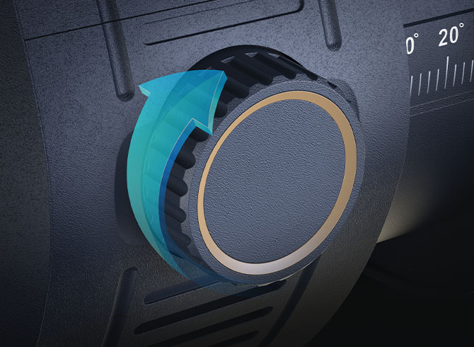 Exclusive Zoom Knob