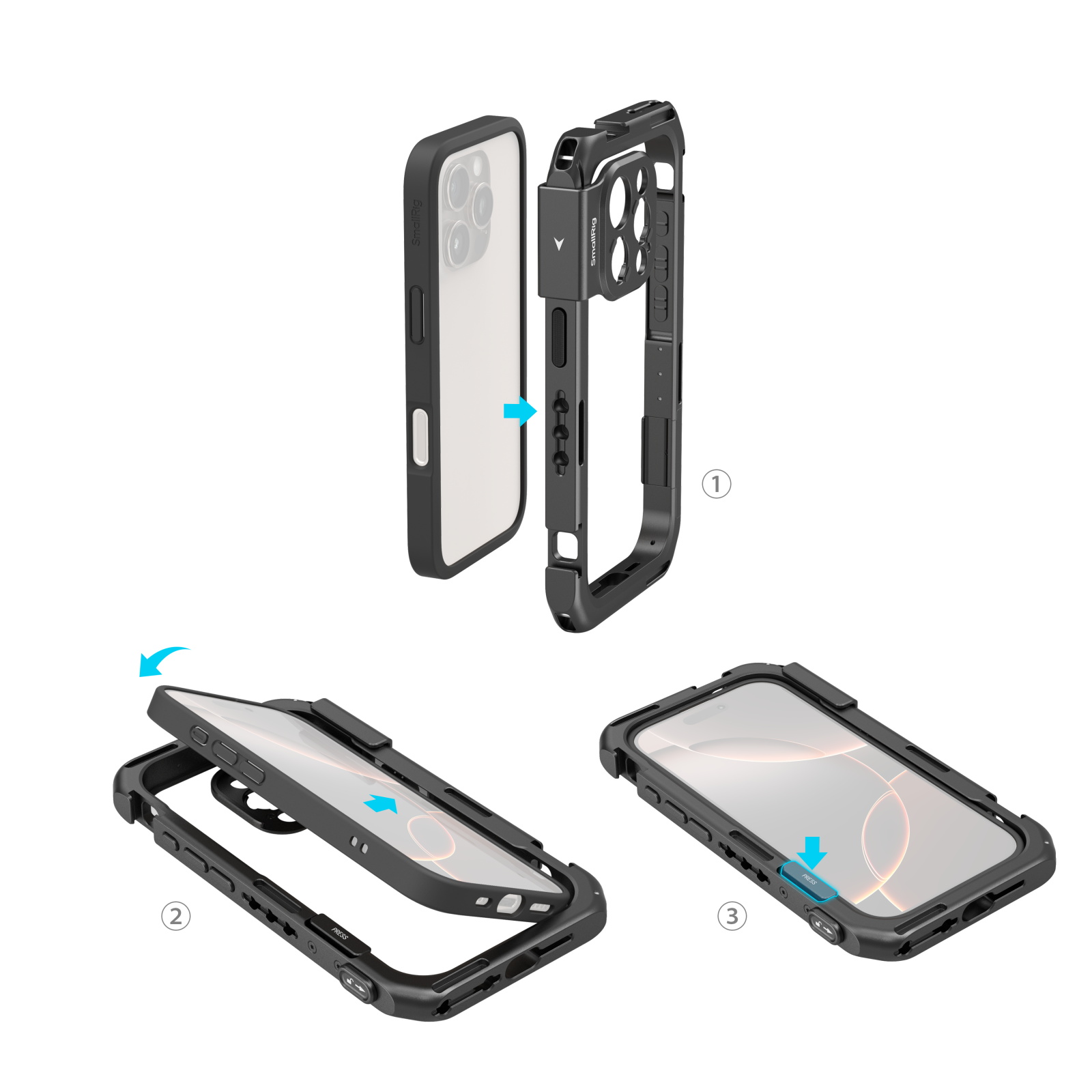 Mobile Video Cage Basic Edition for iPhone 16 Pro/Pro Max - immagine 4