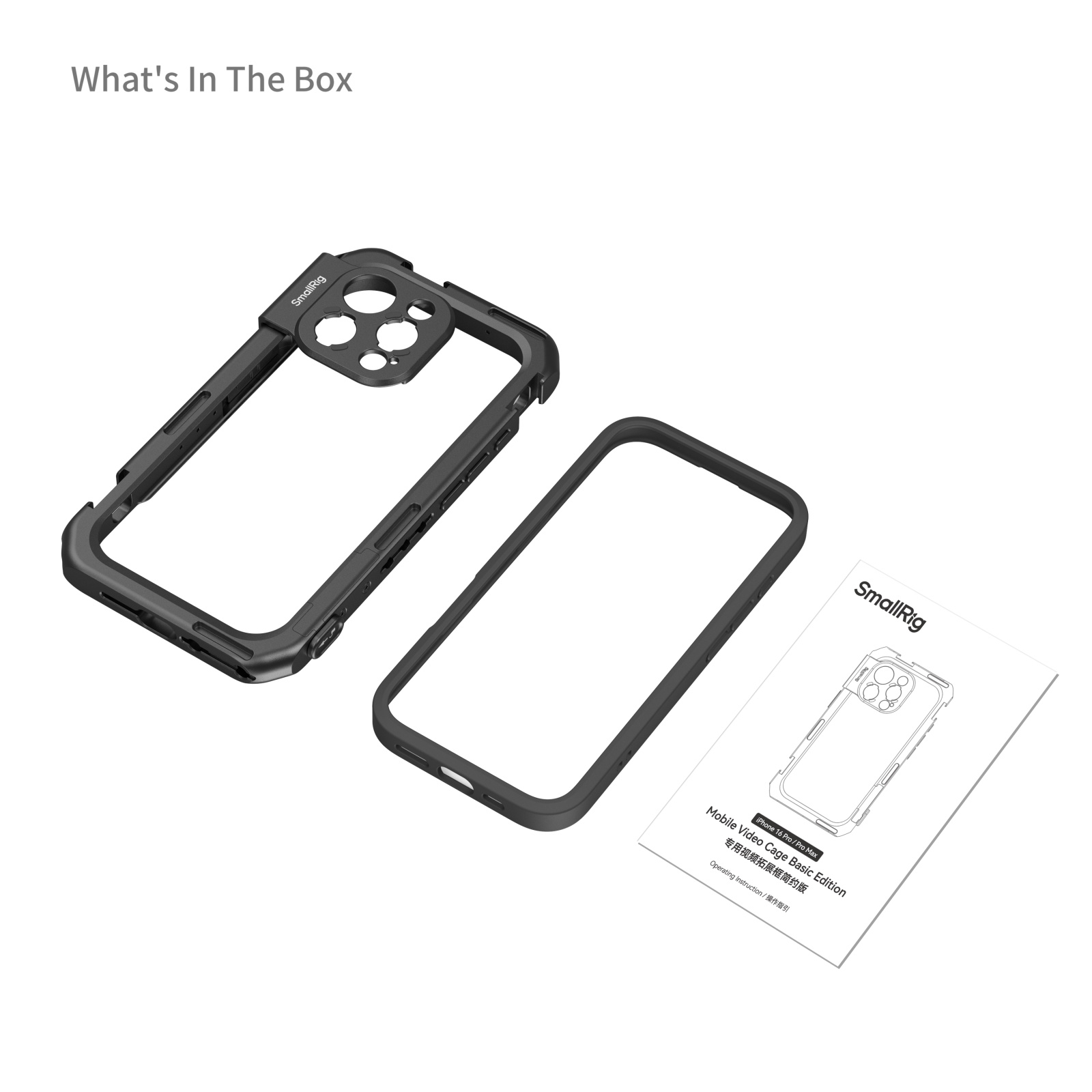 Mobile Video Cage Basic Edition for iPhone 16 Pro/Pro Max - immagine 6