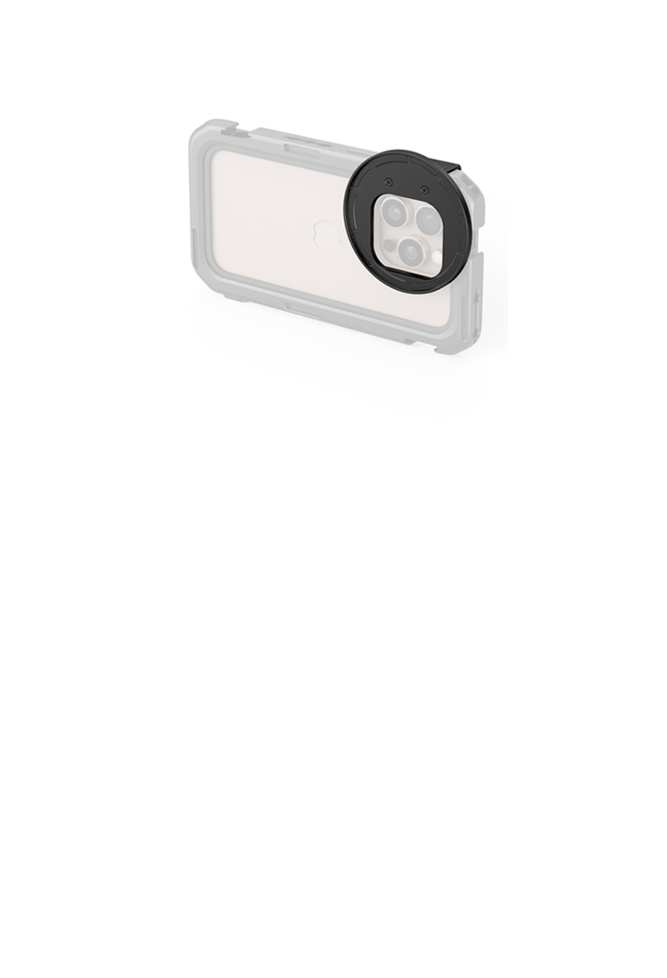 iPhone 16 Pro / Pro Max 67mm Magnetic Filter Adapter Side Mount Version