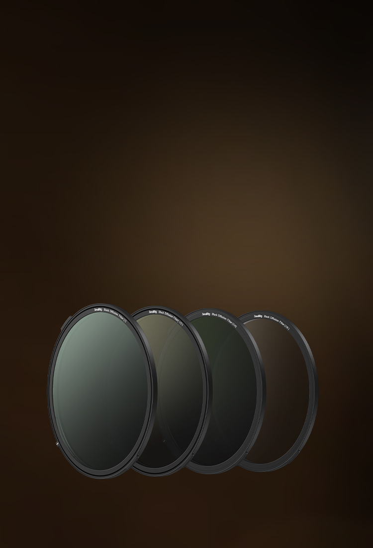 Magnetic Black Mist Filter Set to Enhance Shadow Details