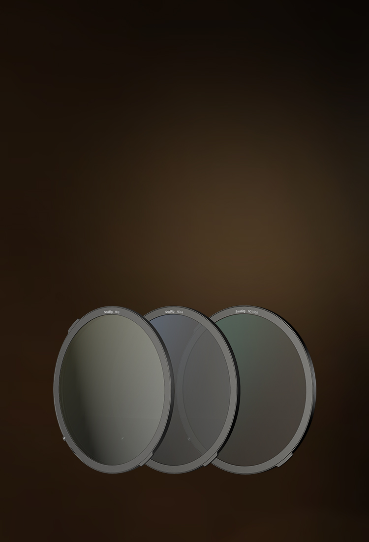 Magnetic Neutral Density Filter Set to Capture Moving Light and Shadows