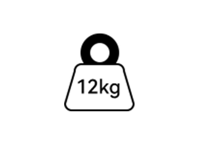 Load Capacity: 12kg/26.4lbs
